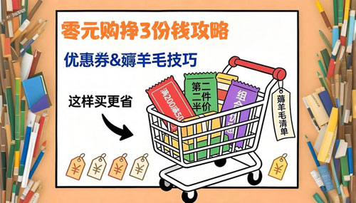 0元网购一单，还能挣三份钱？